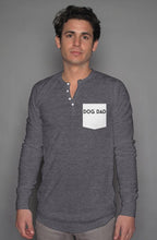 Load image into Gallery viewer, Signature Dog Dad Long Sleeve Henley
